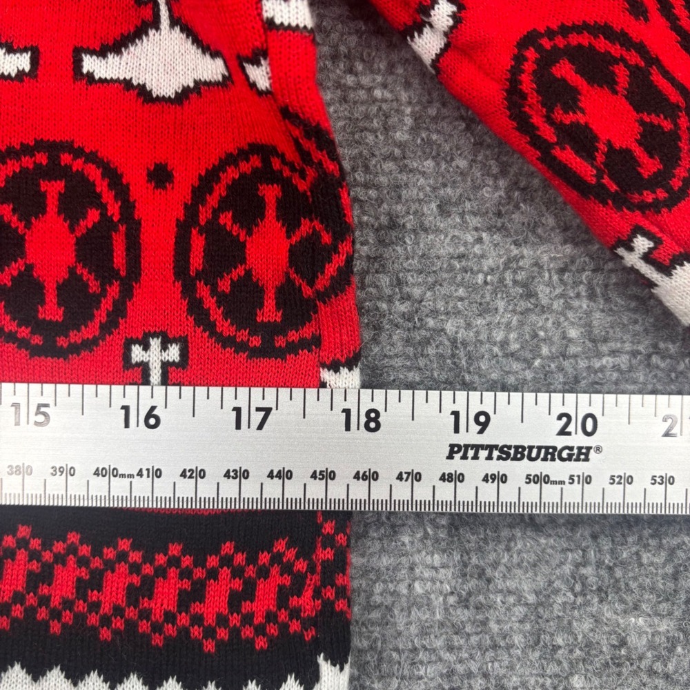 Star Wars Ugly Christmas Sweater Small Red Darth Vader Merry Sithmas Womens - Picture 6 of 7
